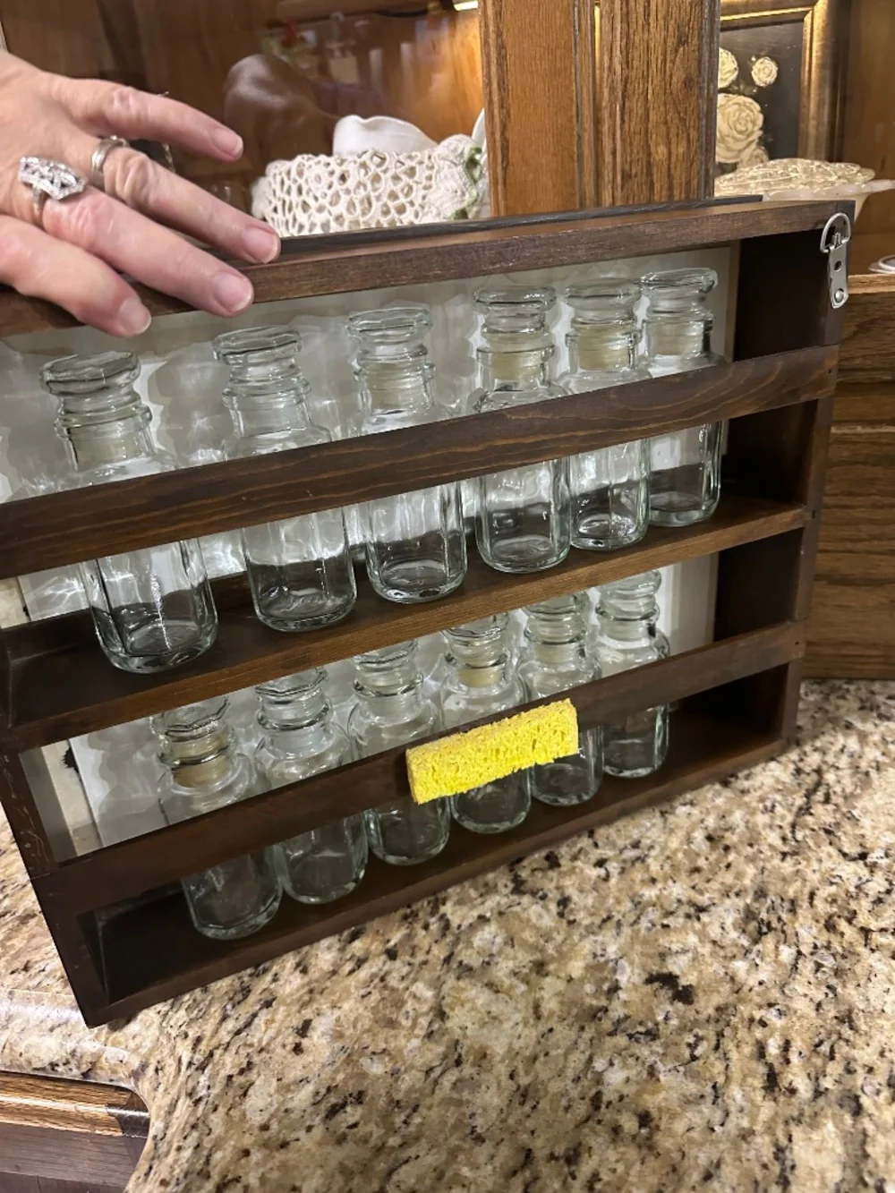 Barbara Bourgeau-Richards Tea Time Spice Cabinet – 12 Jars